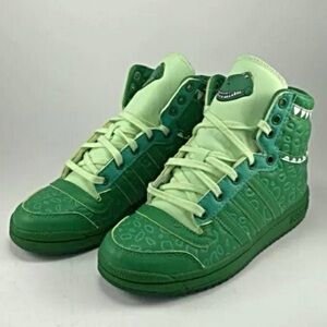 NWOB Youth Adidas Disney Toy Story, Top Ten Hi J 'Rex' Green Shoes Brand FZ4531